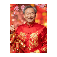 大哥新年祝福貼貼圖
