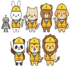 Marucho Friends Engineer Ganbare Set