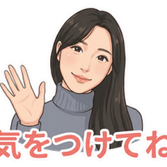 Friendly Girl Daily Stickers
