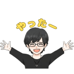 Glasses Boy Sticker8