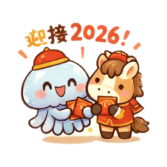 田海選物 × 水母小海&馬年萌萌賀新春