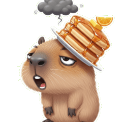 Kapibara Rebahan Mager (Malas Gerak)