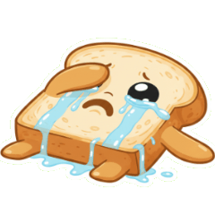 Melting Crying Toast Slice
