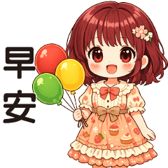 Everyday Useful Stickers - Cute Girl