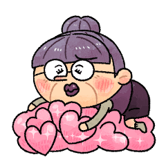 Grandma Murasaki conveys her feelings