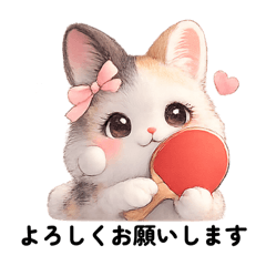 Table tennis kitty