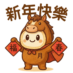 牛皮君-賀年貼圖