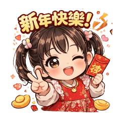 萌娃拜年，紅包拿來 (自)