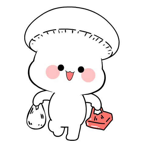 Chubby Mushroom 5 : Pop-up stickers