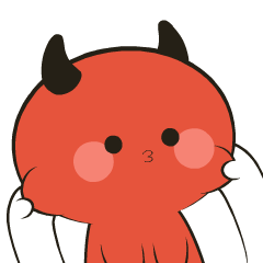 Funny Red Devil 2 : Animated Stickers