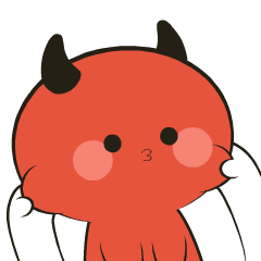 Funny Red Devil 2 : Animated Stickers
