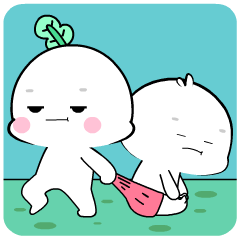 Cute Turnip 14 : Animated