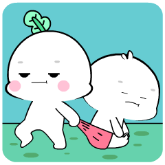 Cute Turnip 14 : Animated