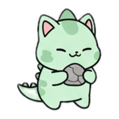 Prehistoric relaxation, modern meows24