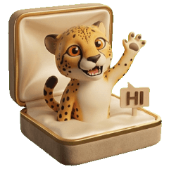 3D Cheetah: Luxury Box Life