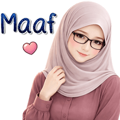 Yah BIG Sticker(Hijab)v.8En