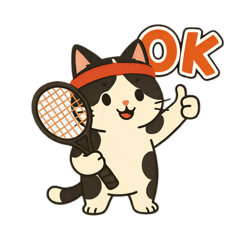 Sumakichi, the Tennis Cat