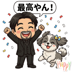 ももやん＆ハッピーの大阪弁スタンプ