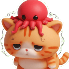 Octopus Cat Says I Got This!