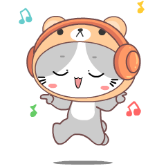 Grey Cat 4 : Effect stickers