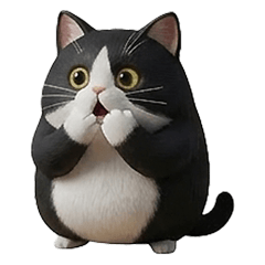 Brown-skinned cat Sticker