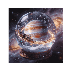 Snow Globe Shop Galactic Train Journey