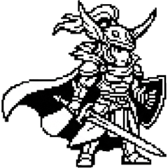 Retro RPG Heroes: Thermal Pixel Art