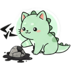 Prehistoric relaxation, modern meows36