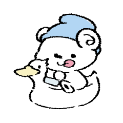 赤ちゃんドニーのよちよちスタンプ