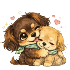Chocolat the Dog  Silent Stickers