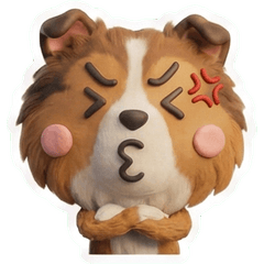 3D Shetland Sheepdog 25