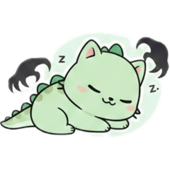 Prehistoric relaxation, modern meows60