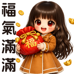 甜美女孩－馬年新年快樂