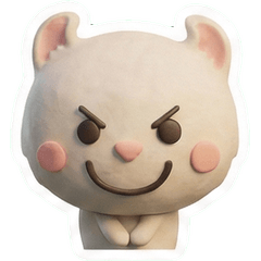 3D แมวอเมริกันเคิร์ล 25