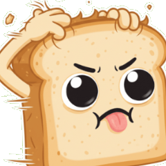 仕事疲れで泣き崩れる世捨て食パン