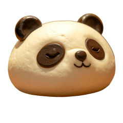 วันฟูฟูもちもちของขนมปังแพนด้า