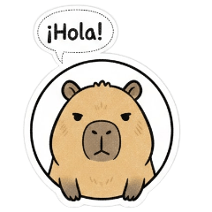 Zen Capybara: Latin Spanish Vibes
