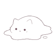 The Lazy Life of a White Cat