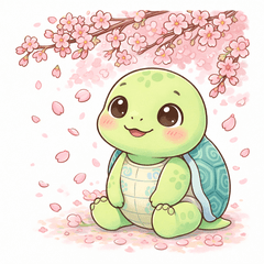 Spring Turtle: Happy Days