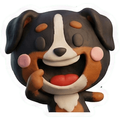 3D สุนัขเบอร์นีส เมาน์เทนด็อก 25