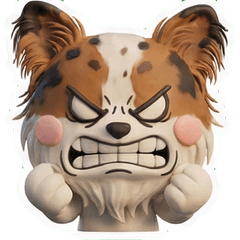 3D สุนัขปาปิยอง 25