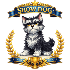 Too Serious Show Dog