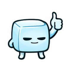 무표정 아이스 친구