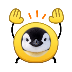 小企鵝的可愛貼圖