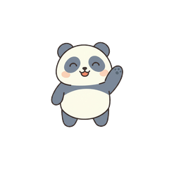 Kawaii Panda Everyday Stickers