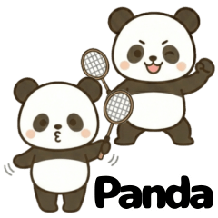 バドミントン☆Panda☆パンダ４