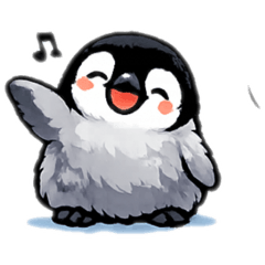 かわいいペンギンシリーズ スタンプ