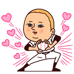 野球ぷりてぃツイン♡気持ち伝わる＆応援