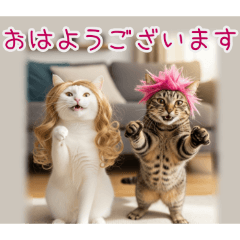 [おはようございます専用]カツラ猫