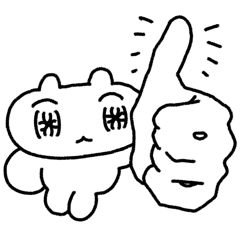 文字なしウサギちゃん